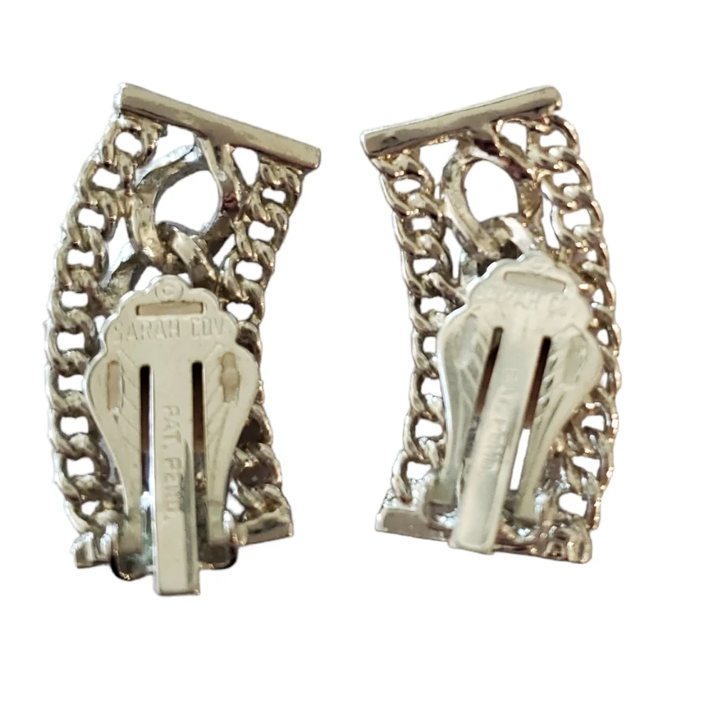 Vintage Sarah Coventry Clip On Earrings - Picture 9 of 10
